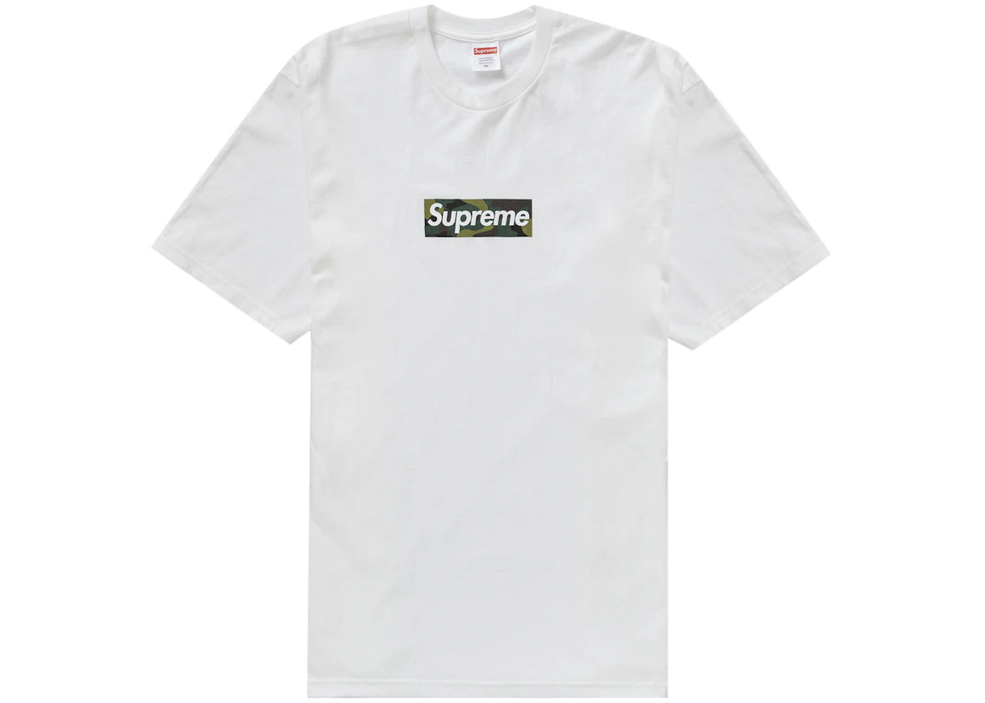 supreme box logo tee (fw23) white