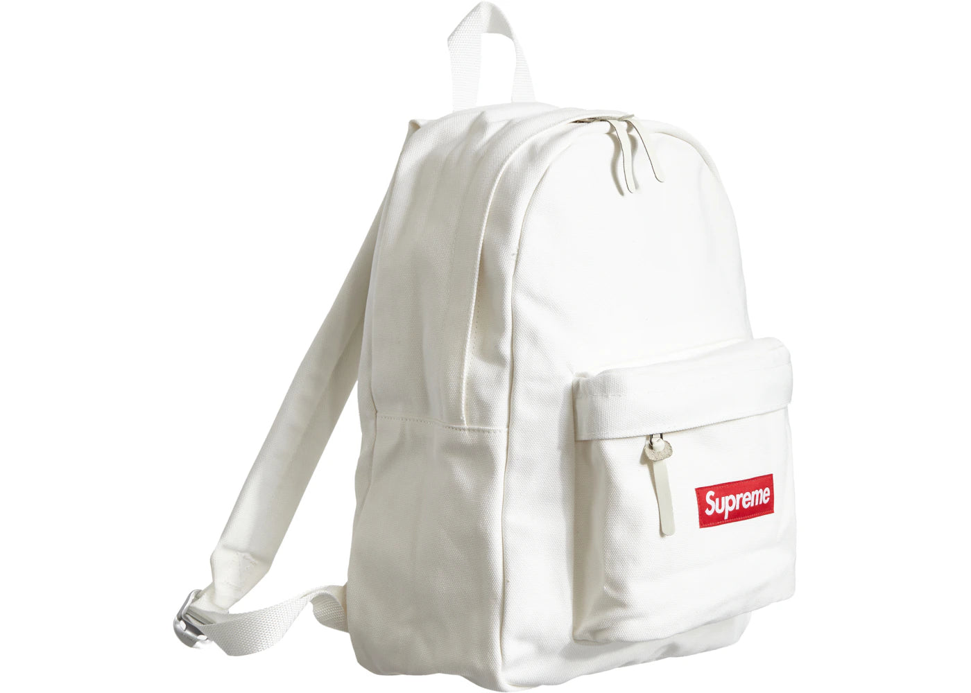 supreme canvas backpack white