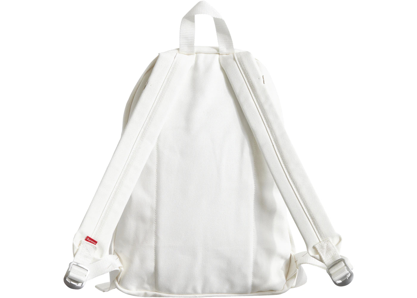 supreme canvas backpack white
