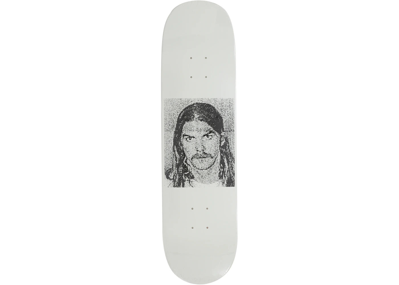 Supreme Dash Snow Skateboard Deck White