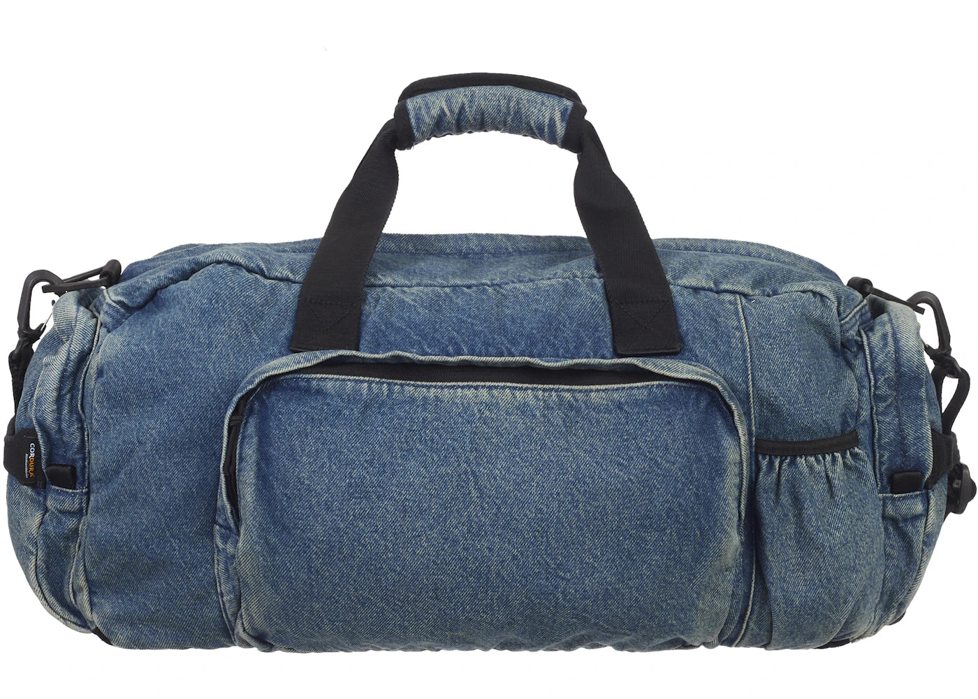 Supreme Denim Duffle Bag Washed Indigo