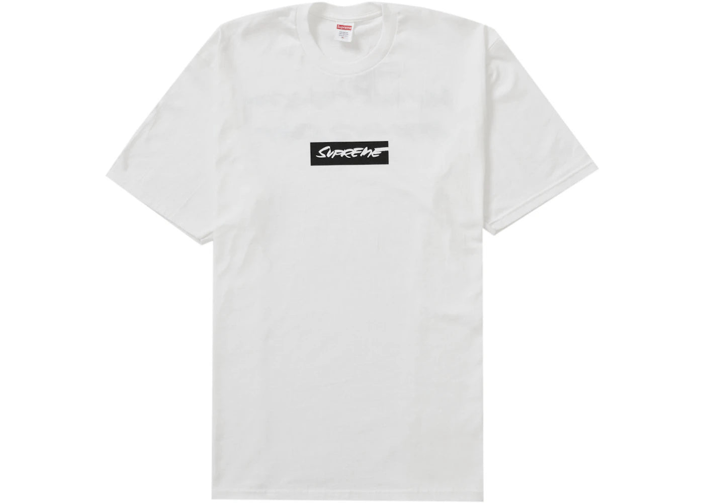 supreme futura box logo tee white