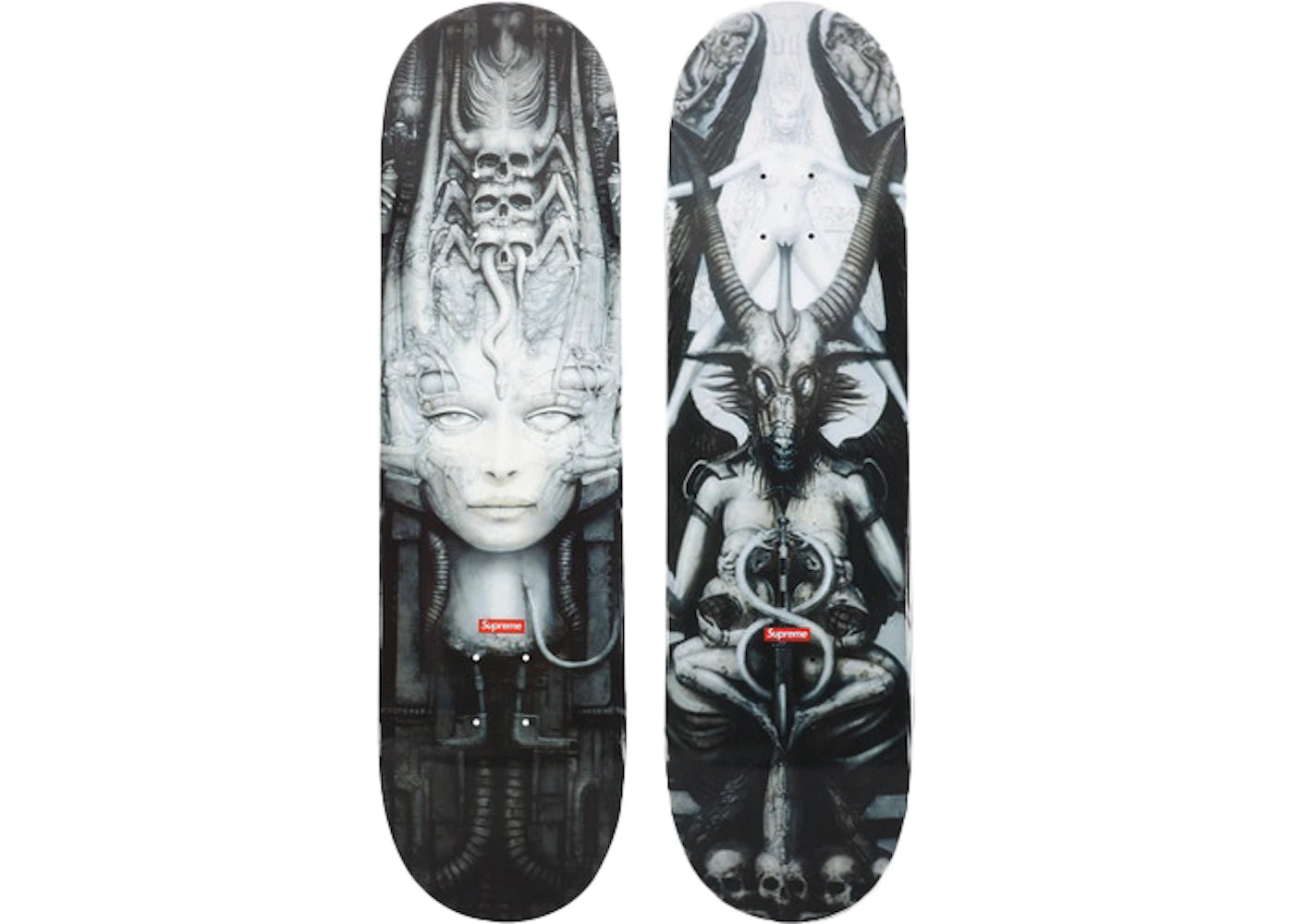 Supreme H.R Giger Li Ii & The Spell Iv Skateboard Deck Multi Set