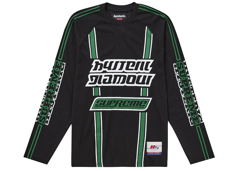 Supreme Hysteric Glamour Mesh L/S Top Black