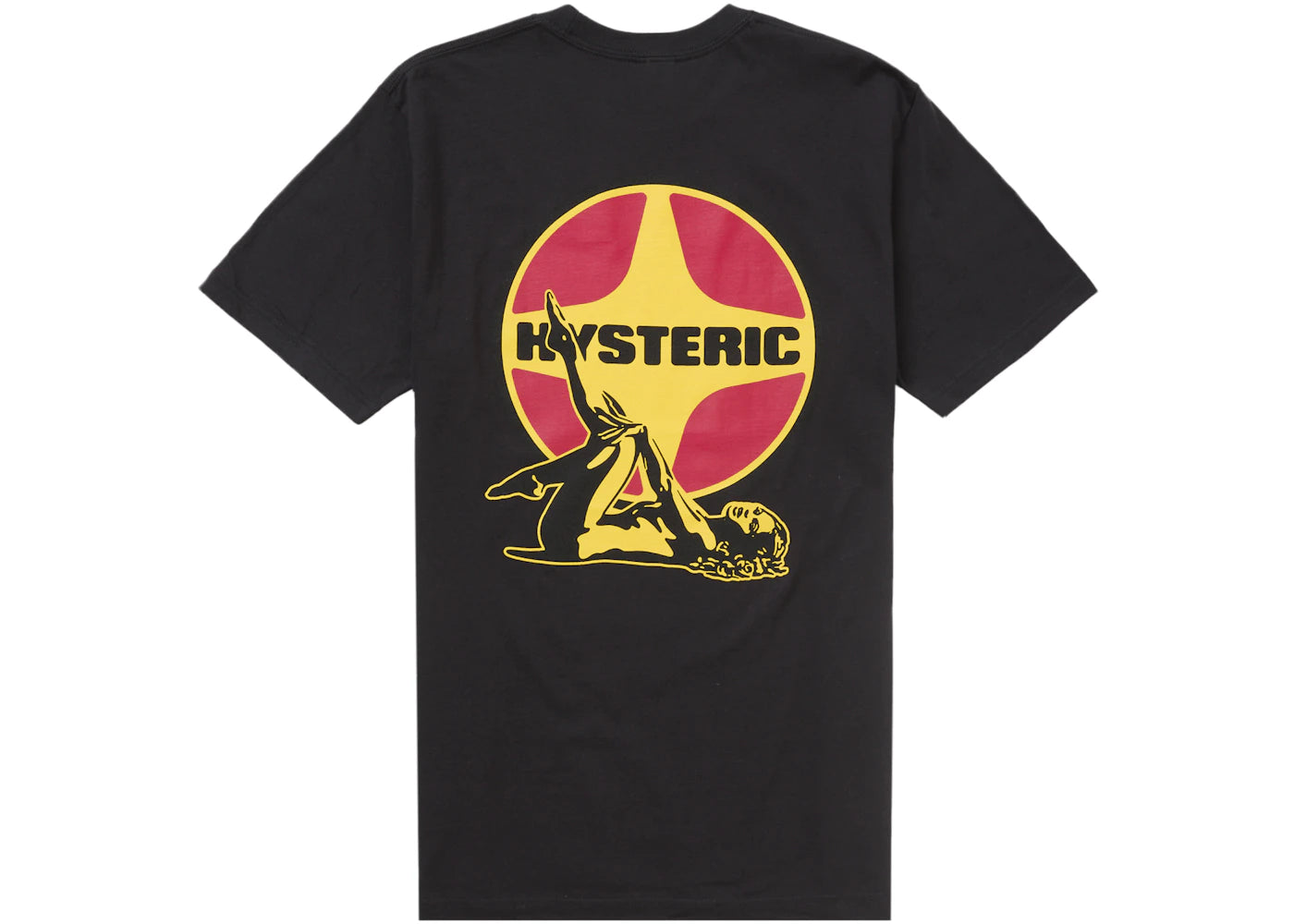 supreme hysteric glamour pin up tee black