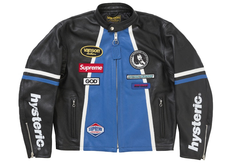 Supreme Hysteric Glamour Vanson Leather Jacket Black