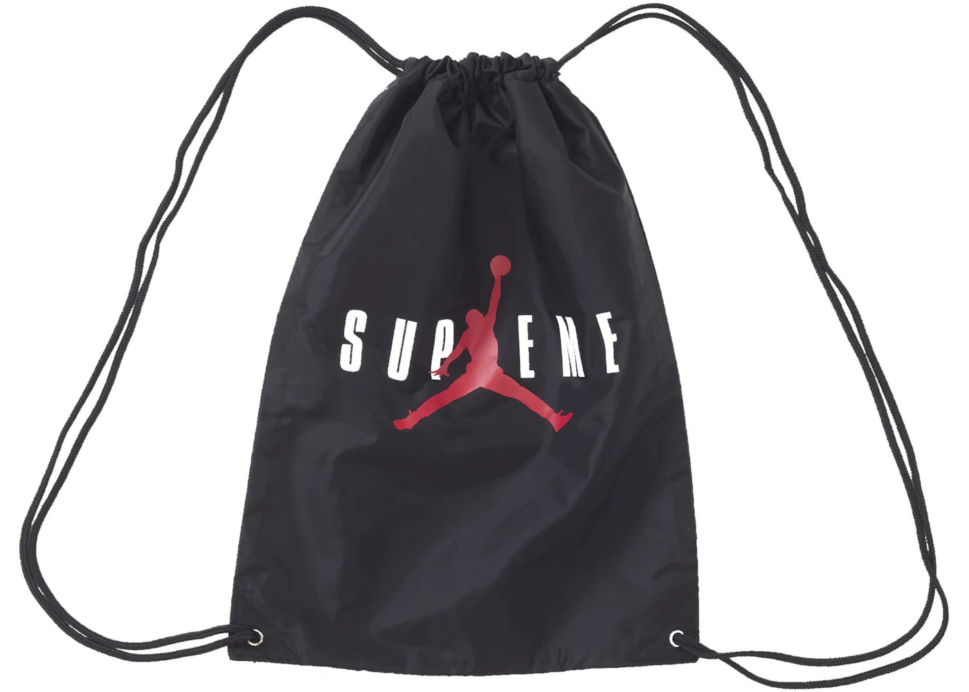 Supreme Jordan Drawstring Bag Black