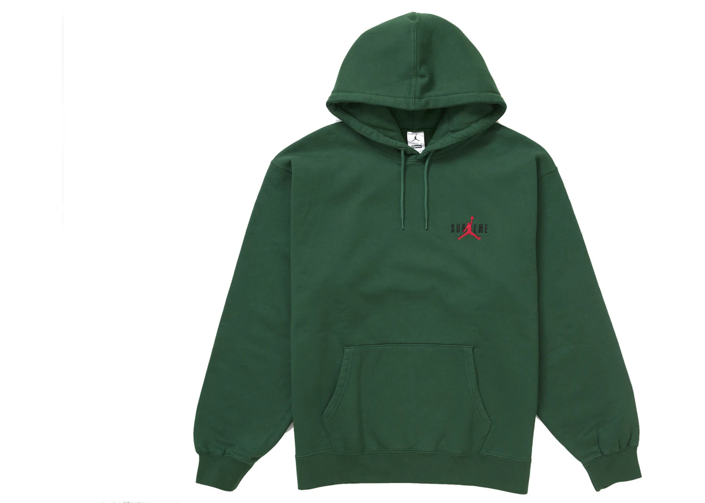 supreme jordan hooded sweatshirt (fw24) green