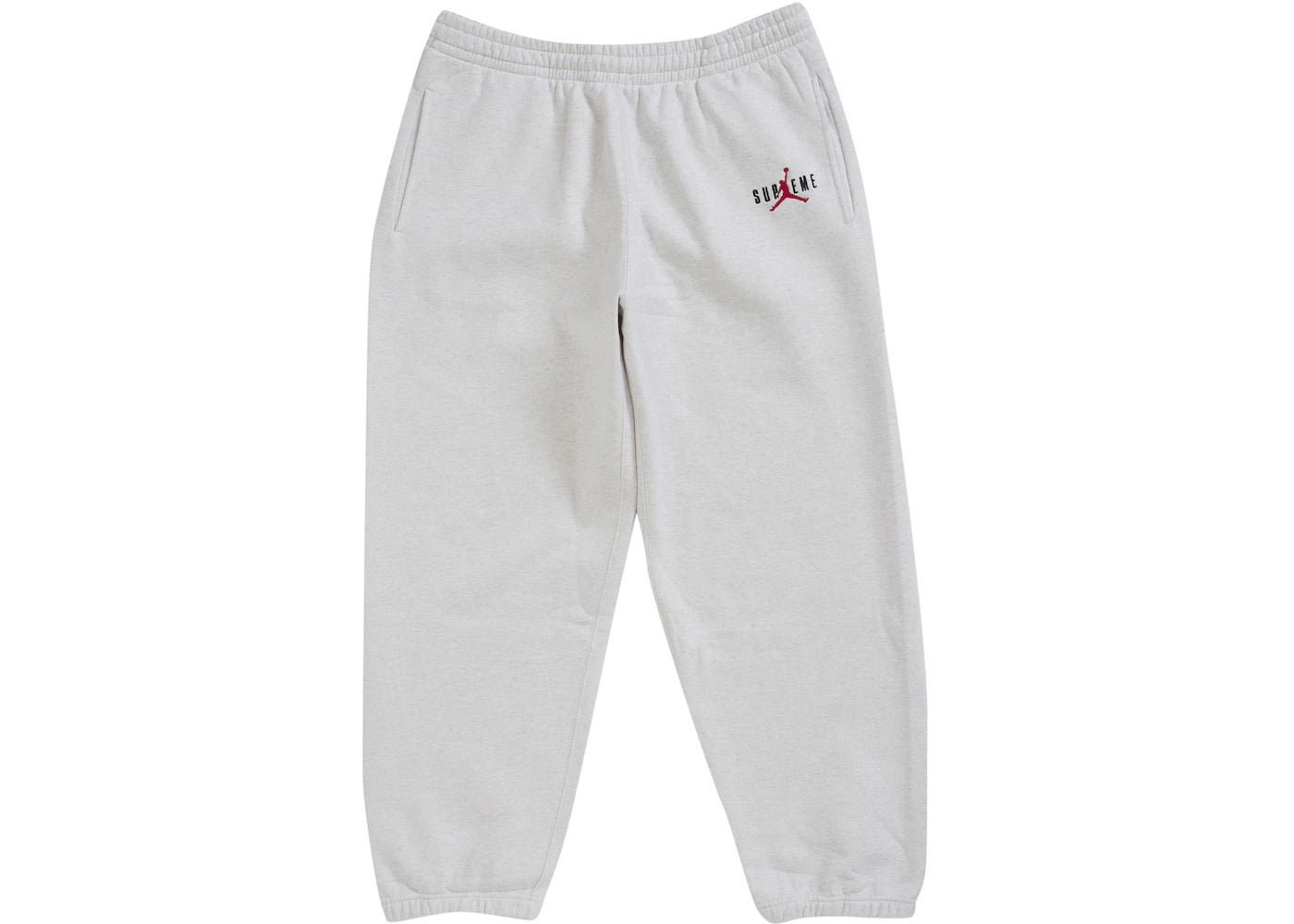 supreme jordan sweatpant (fw24) ash grey