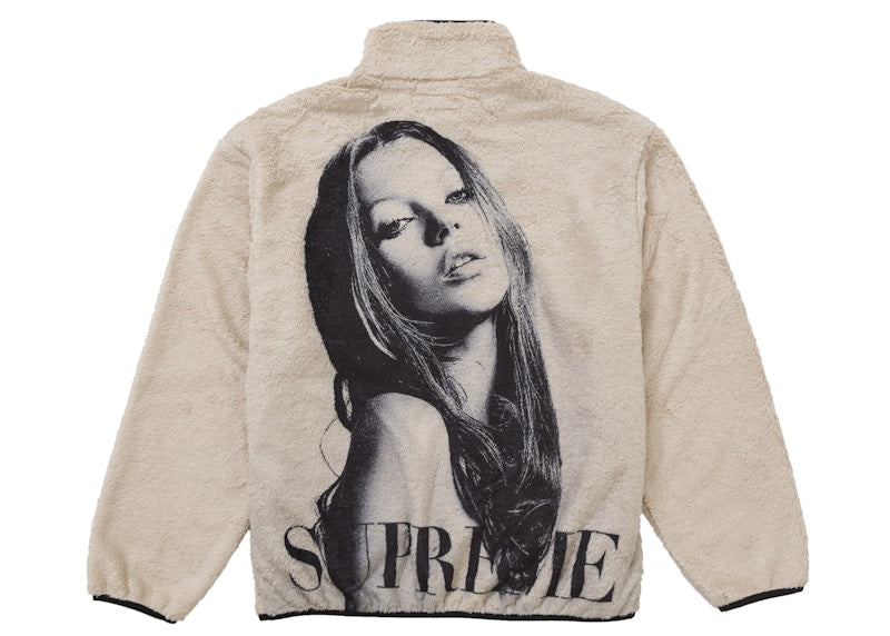 Supreme Kate Moss Fleece Jacket Natural