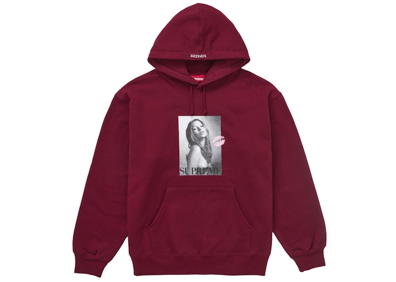 Supreme Kate Moss Hooded Sweatshirt Cardinal