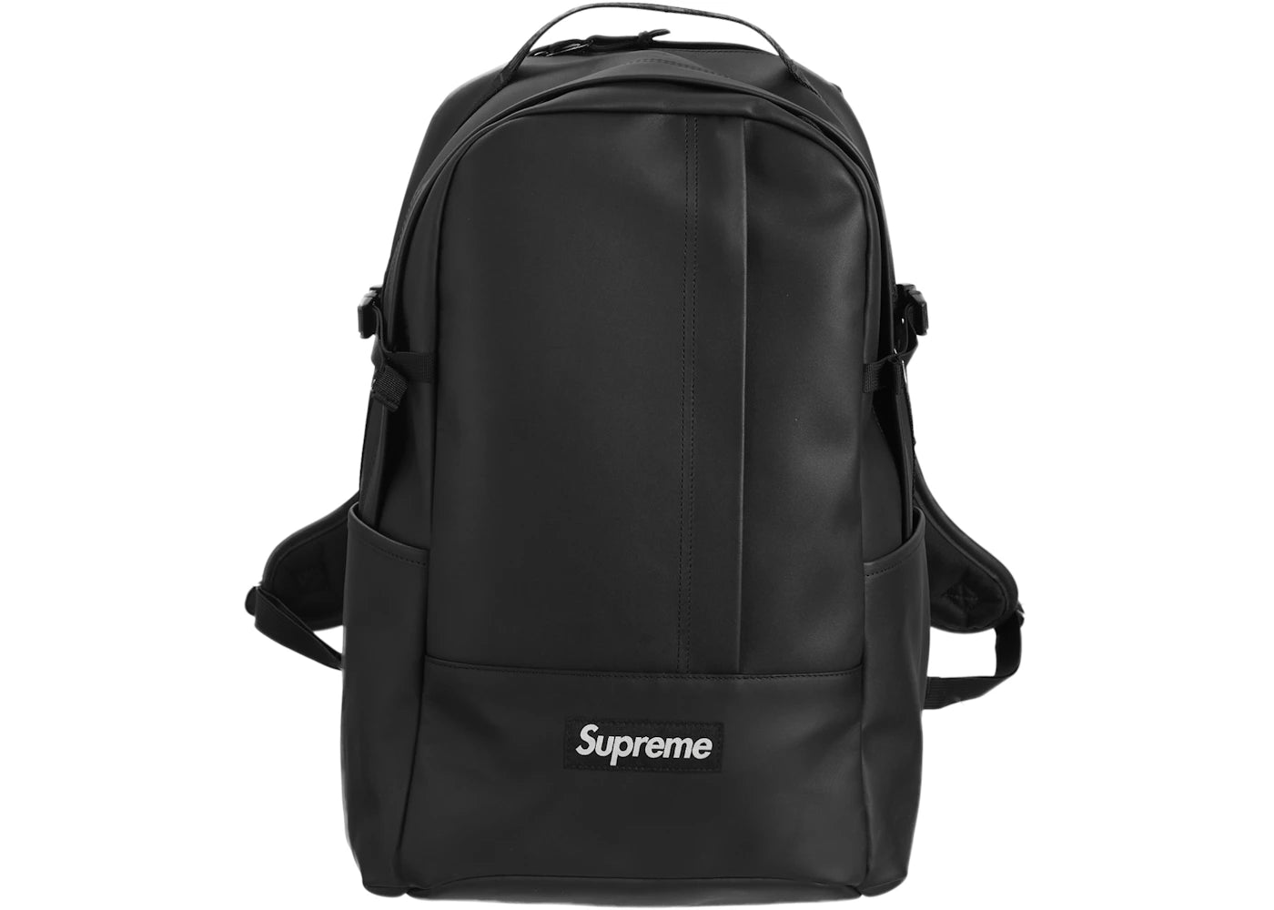 Supreme Leather Backpack Black
