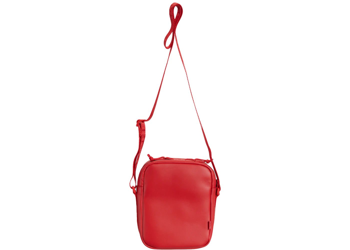 Supreme Leather Shoulder Bag Red