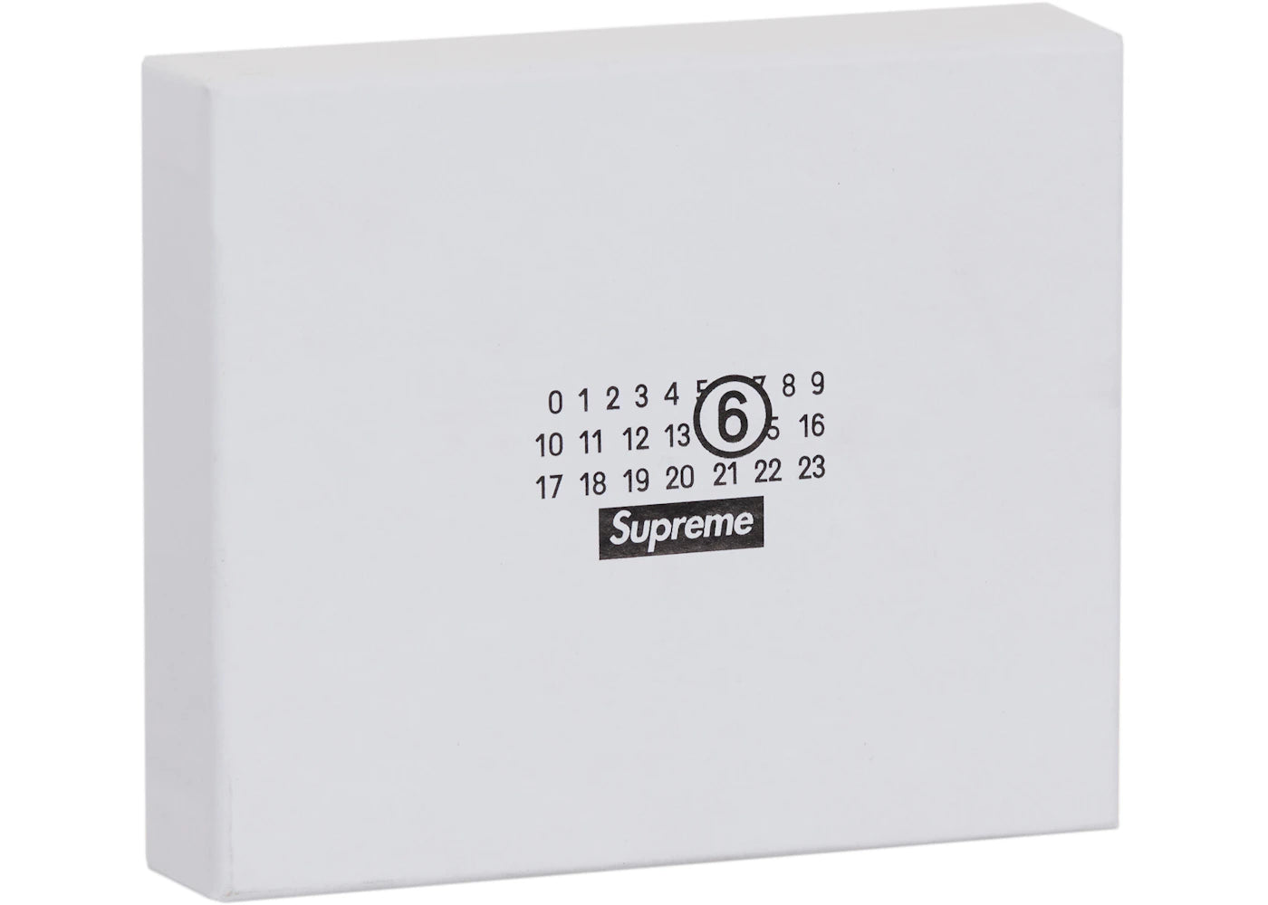 supreme mm6 maison margiela receipt wallet multicolor
