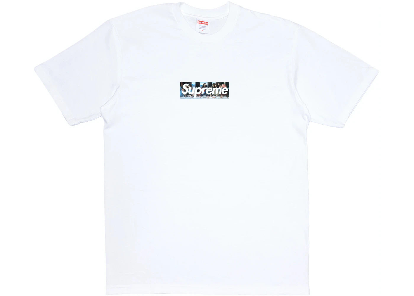 supreme milan box logo tee white