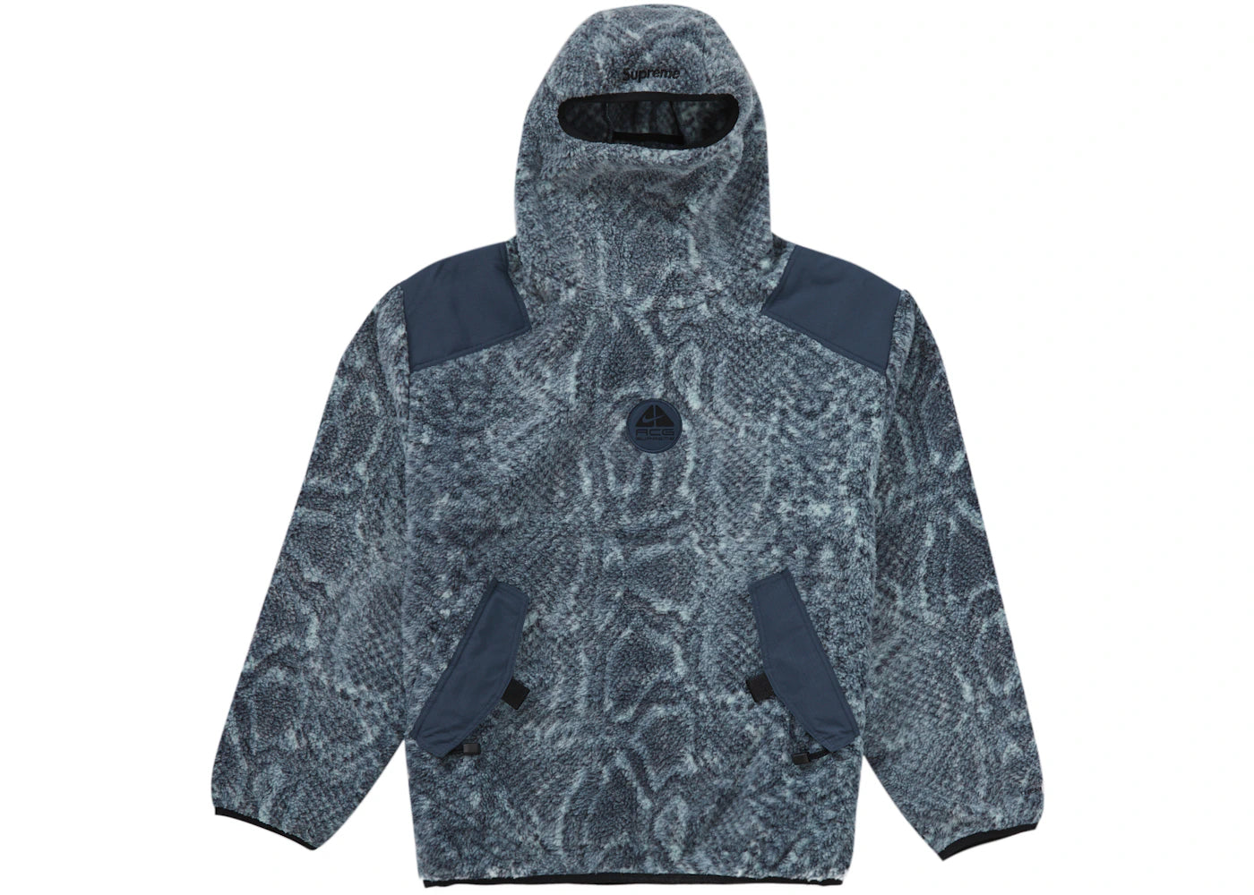 supreme nike acg fleece pullover mint snakeskin