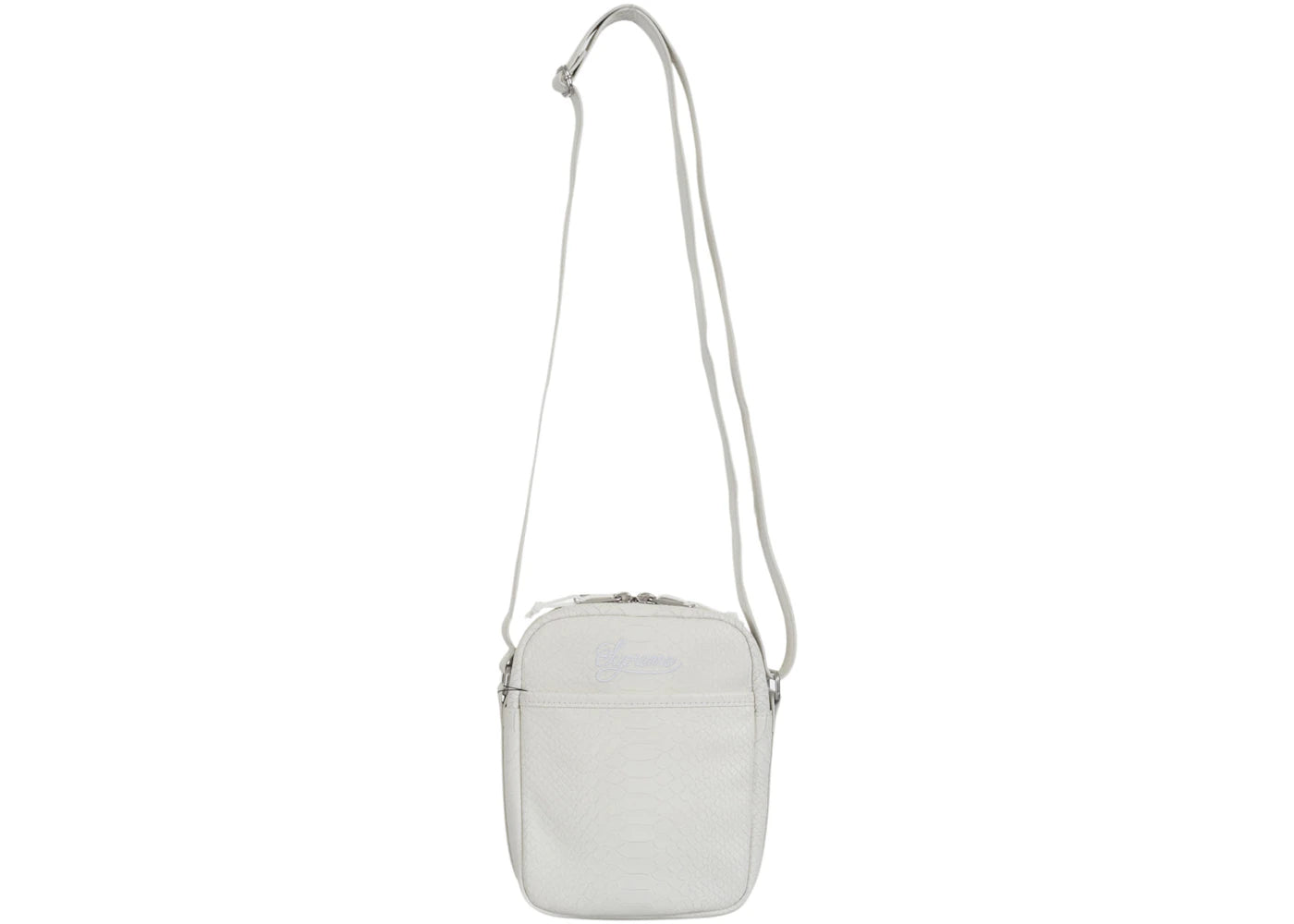 Supreme Nike Leather Shoulder Bag White