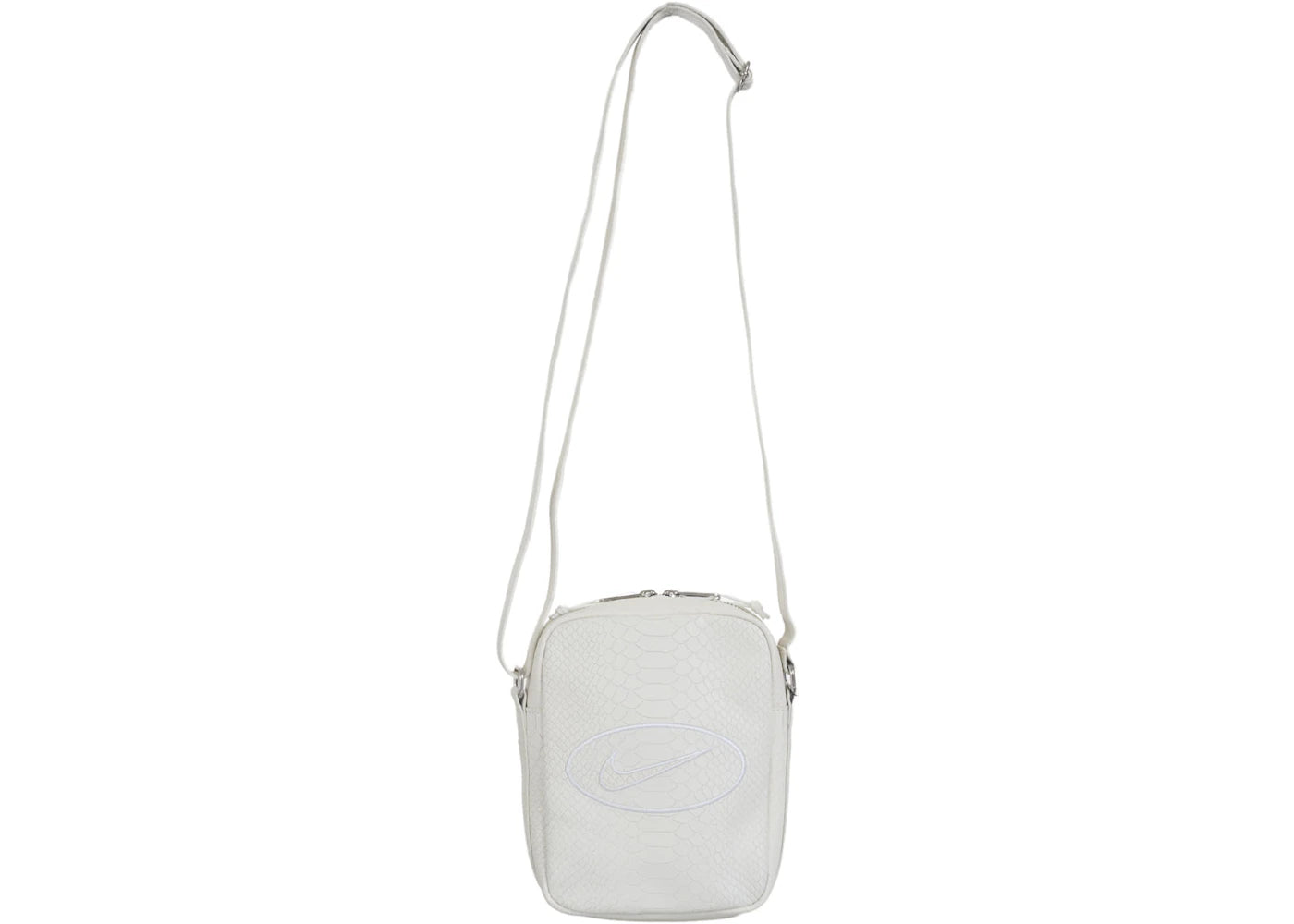 Supreme Nike Leather Shoulder Bag White