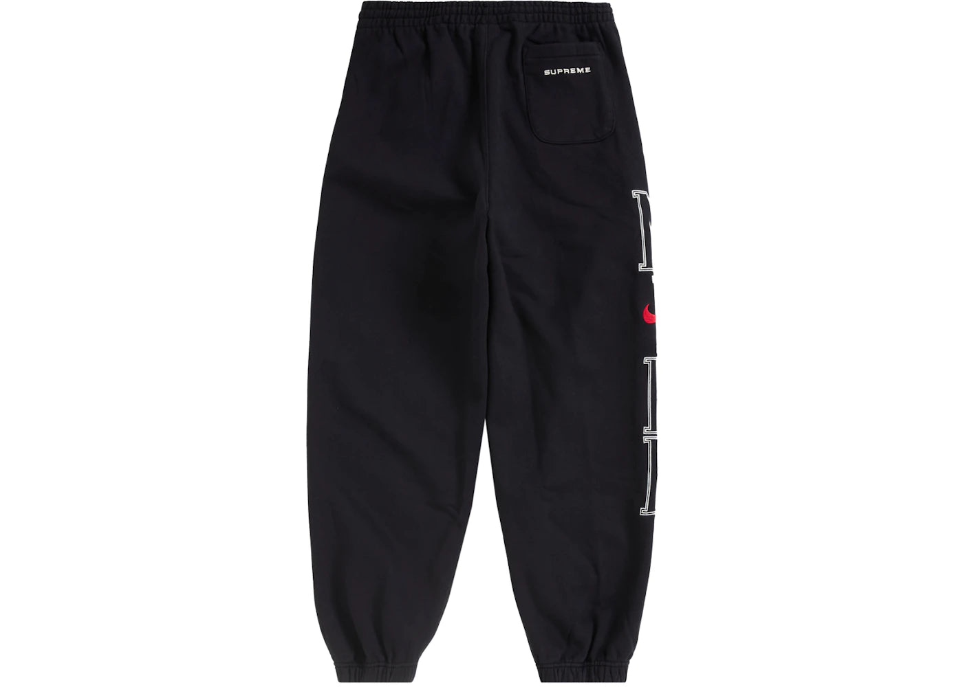supreme nike sweatpants black