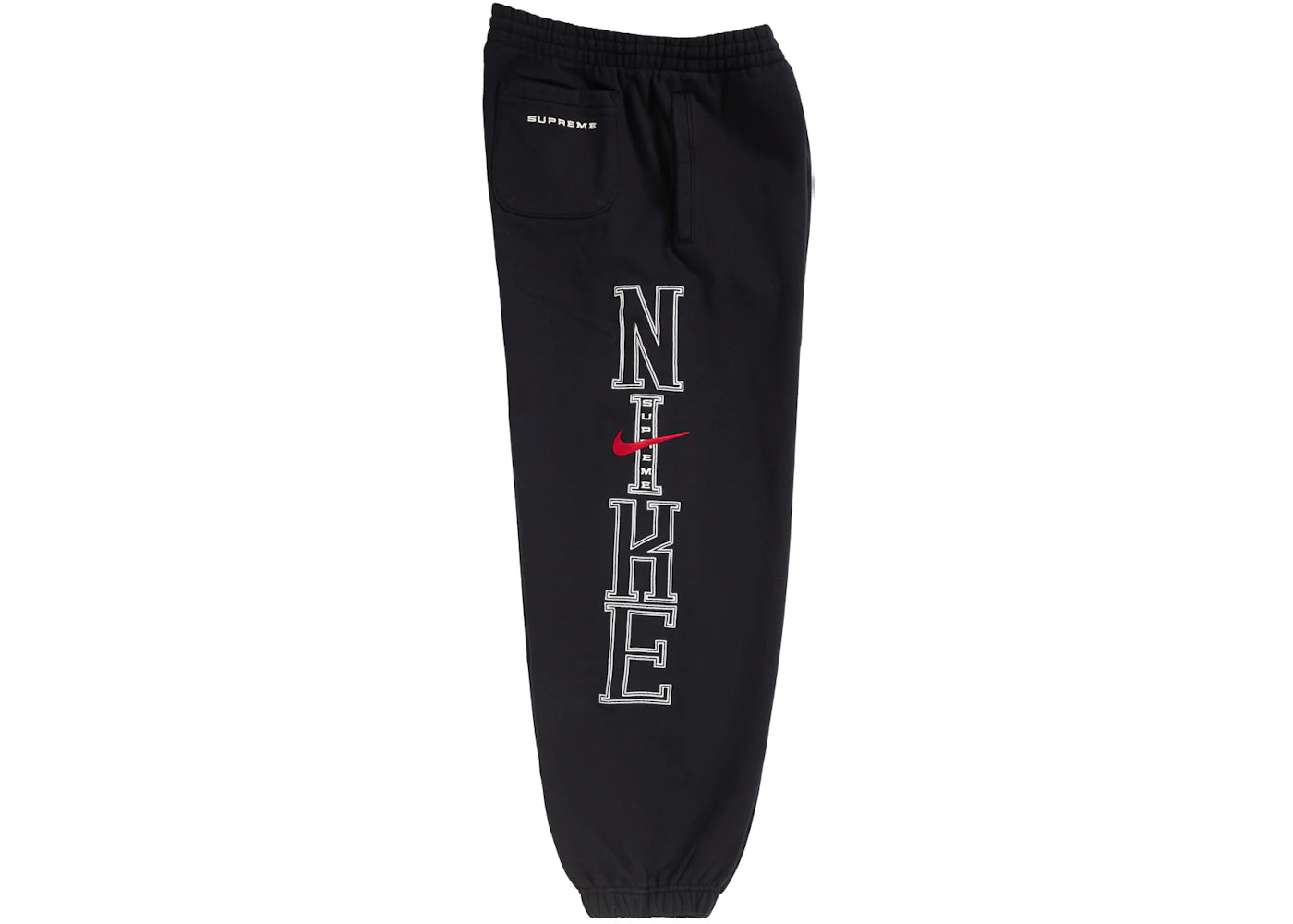 supreme nike sweatpants black