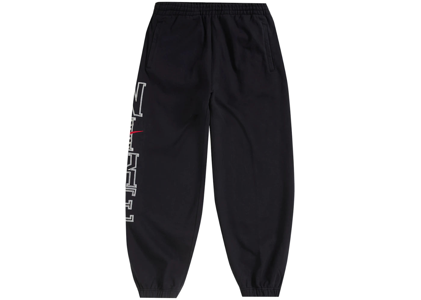 supreme nike sweatpants black