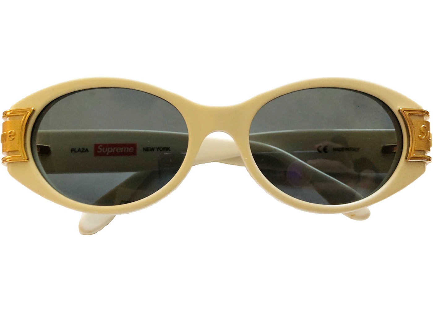 Supreme Plaza Sunglasses White India | Kicks Machine