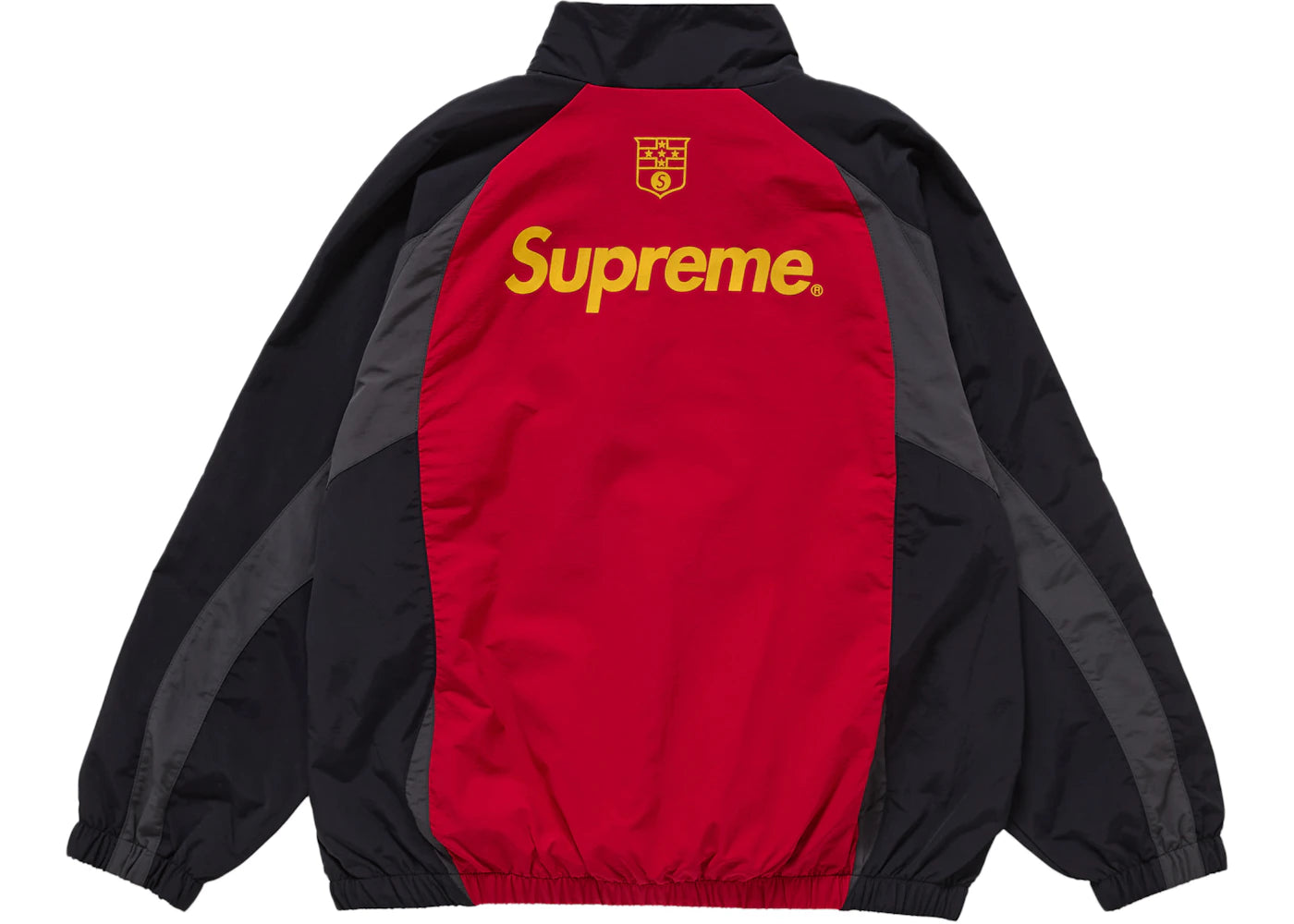 supreme s logo track jacket (fw24) black