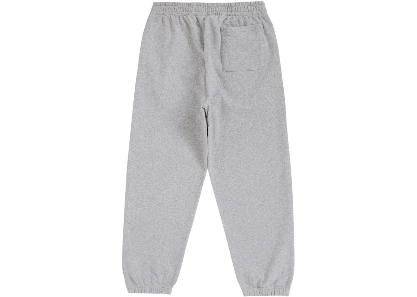supreme satin applique sweatpant fw24 heather grey
