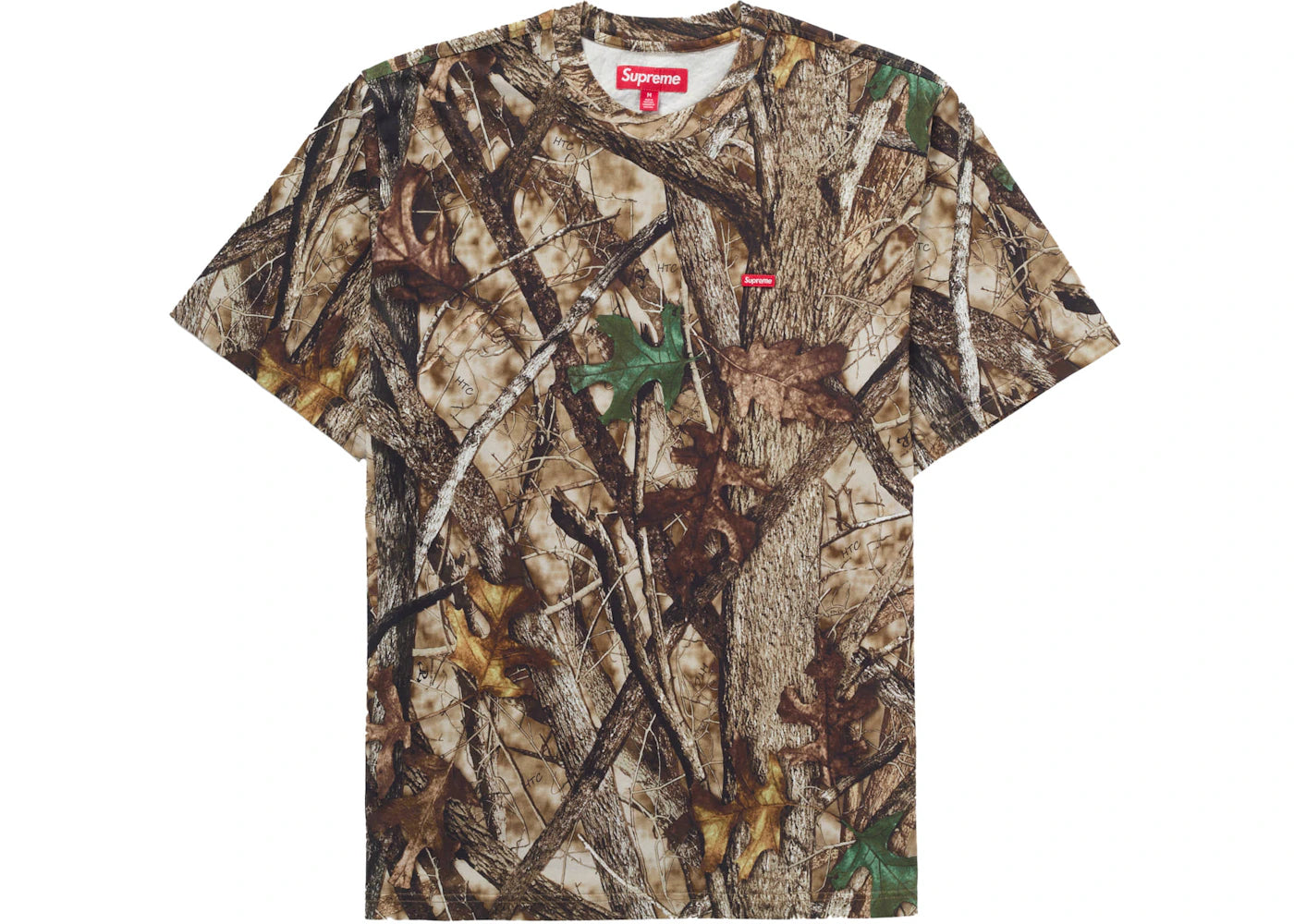 supreme small box tee (fw24) truetimber htc fall camo