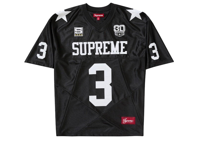 Supreme Star Football Jersey Black