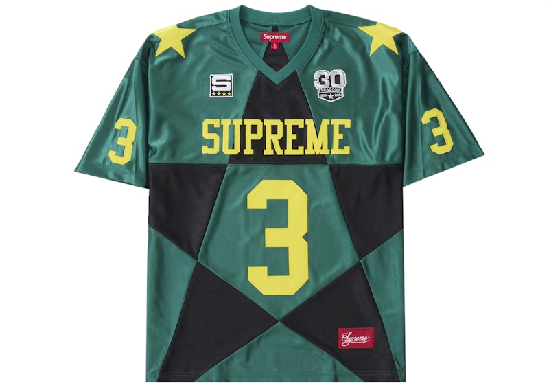 Supreme Star Football Jersey Dark Green