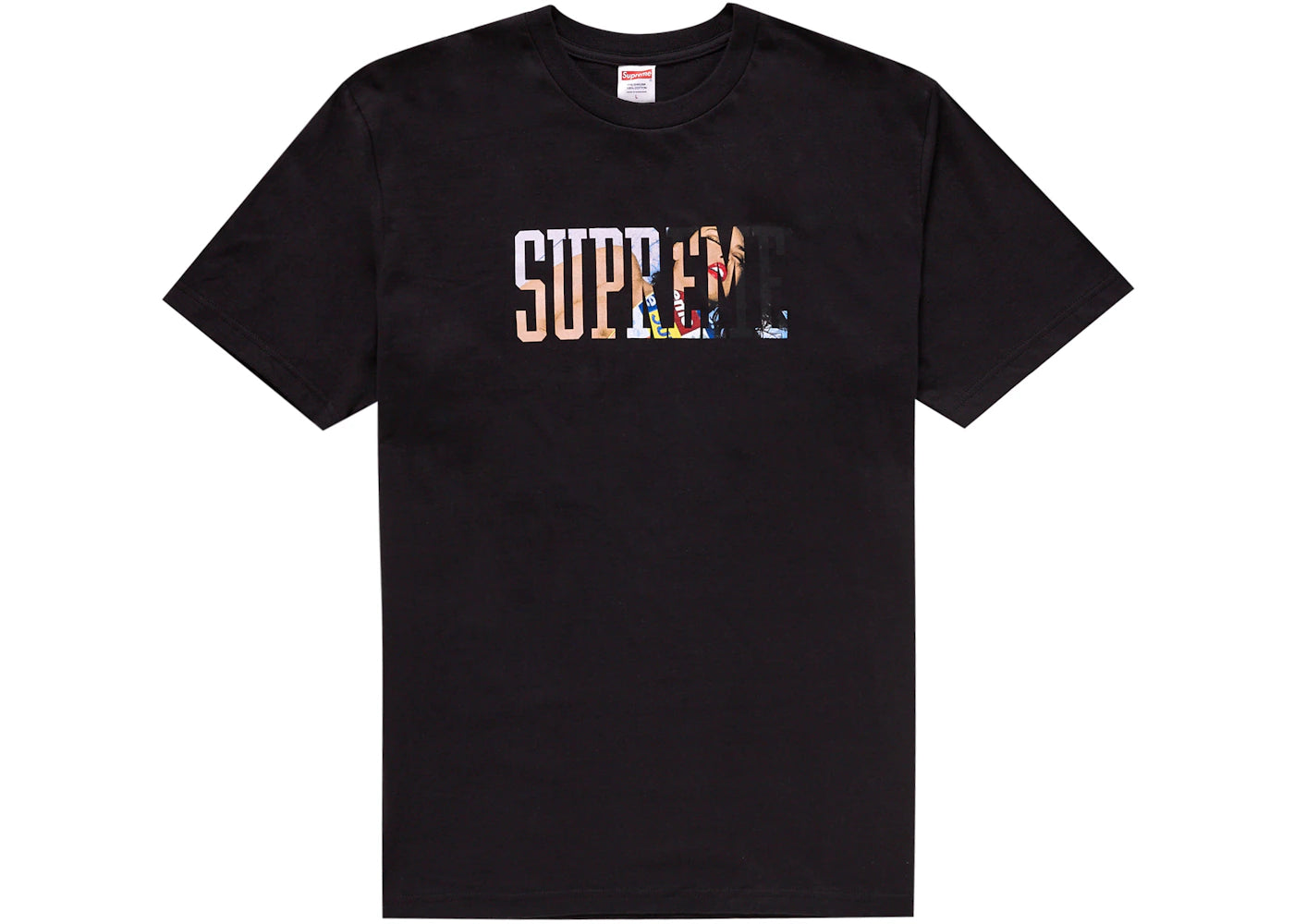 supreme tera patrick collegiate tee black