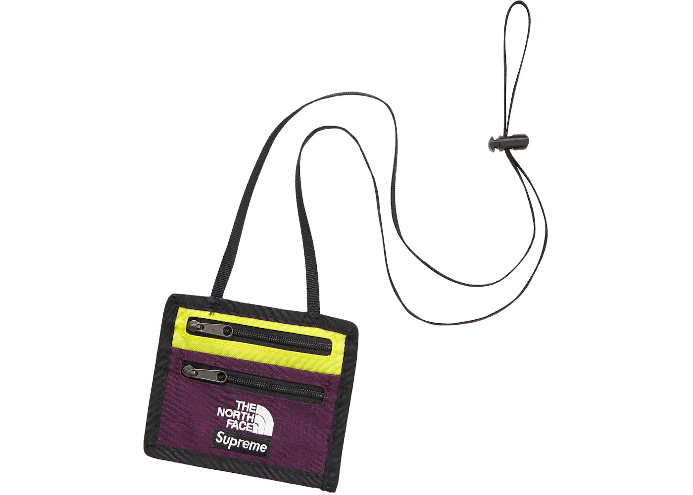 supreme the north face expedition travel wallet sulphur