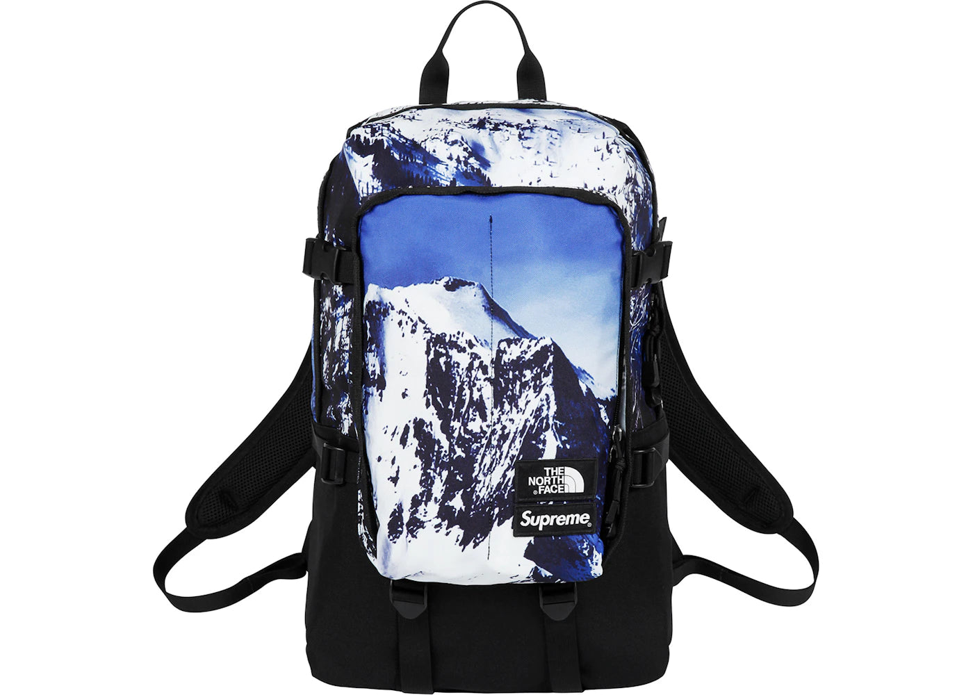 supreme the north face mountain expedition backpack blue/white