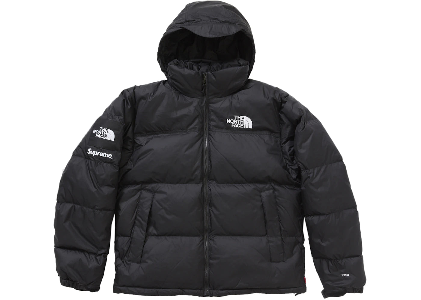 supreme the north face nuptse jacket black