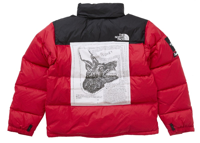 Supreme The North Face Nuptse Jacket Red