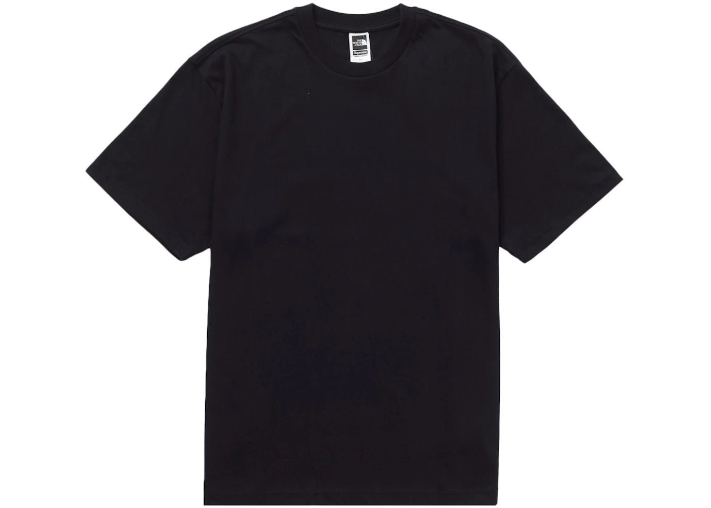 supreme the north face s/s top black