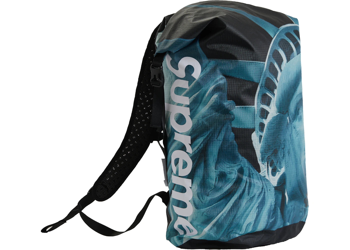 supreme the north face statue of liberty waterproof backpack black