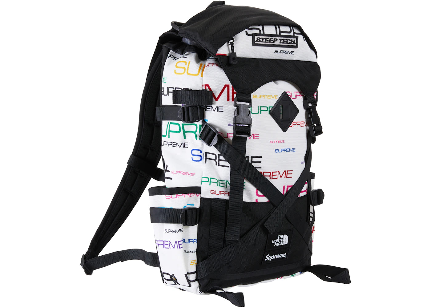 supreme the north face steep tech backpack (fw21) white