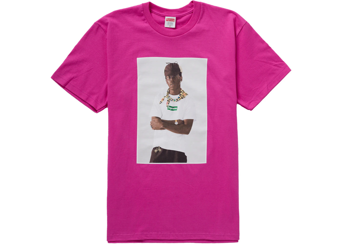 supreme tyler the creator tee magenta
