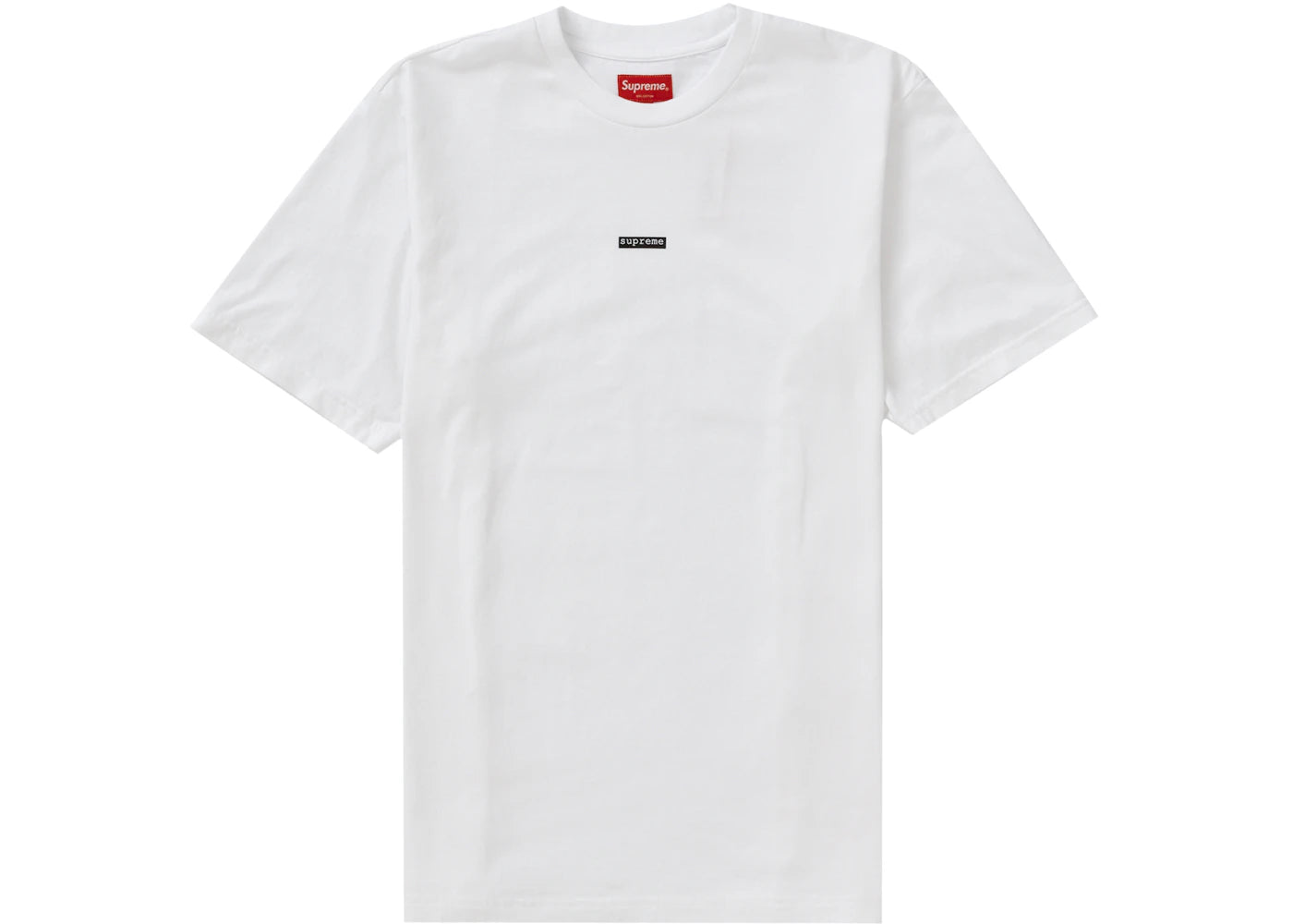 supreme typewriter s/s top white