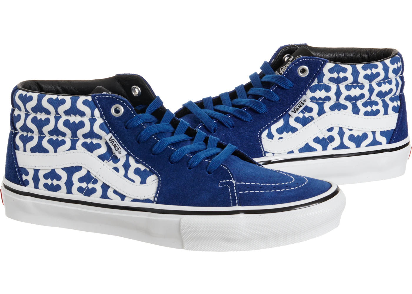 vans skate grosso mid supreme monogram s logo royal