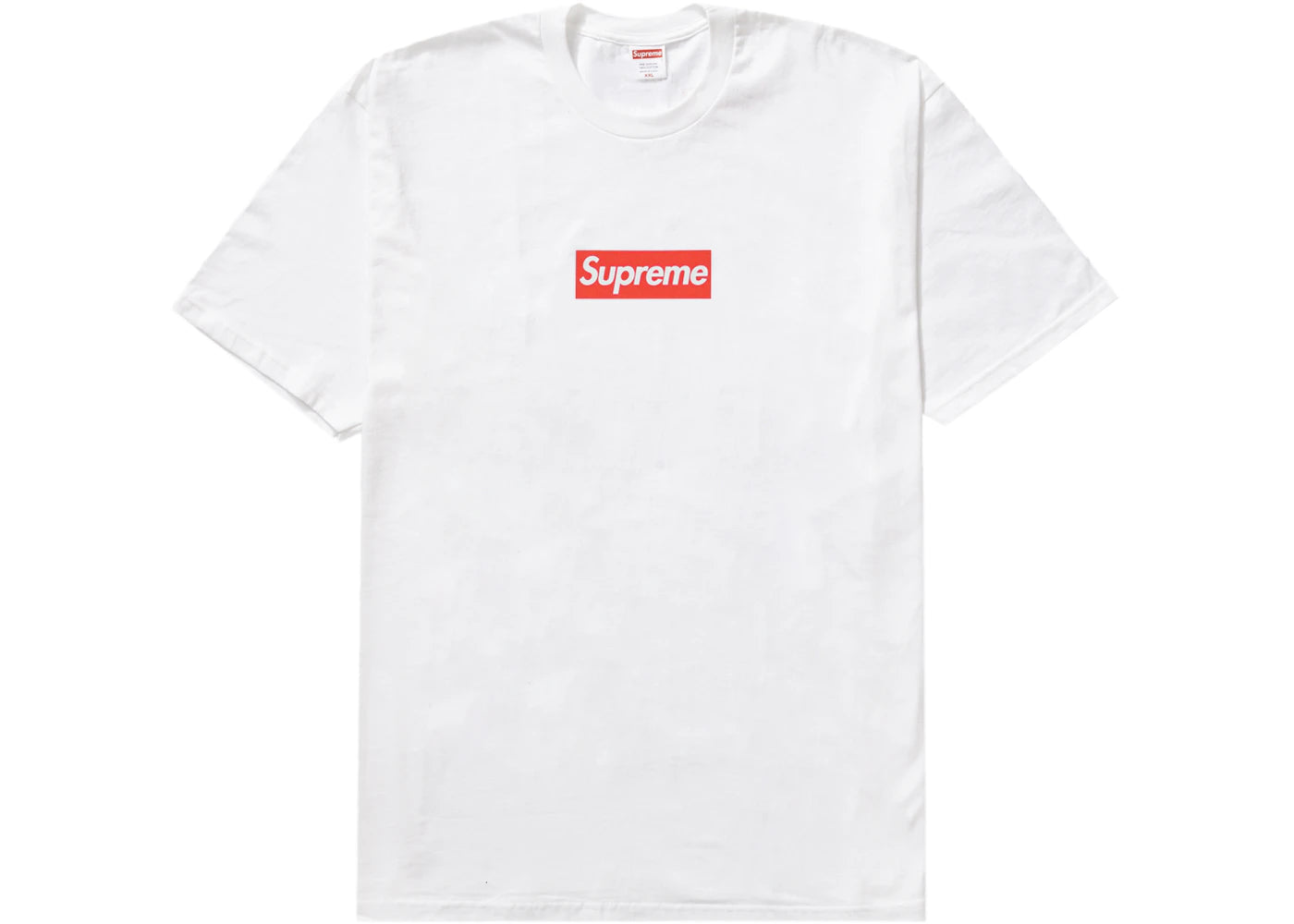 supreme west hollywood box logo tee white
