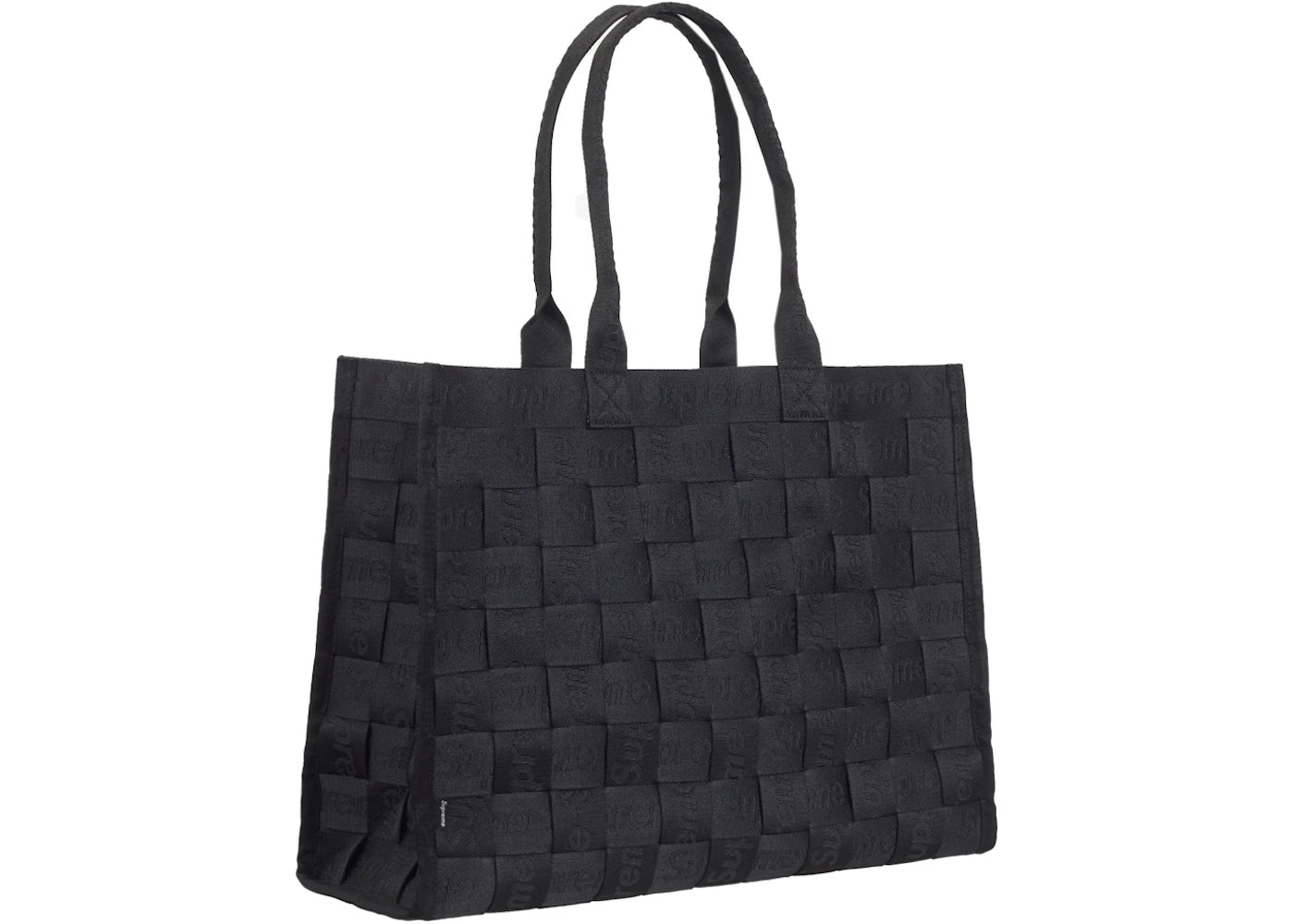 Supreme Woven Tote Black