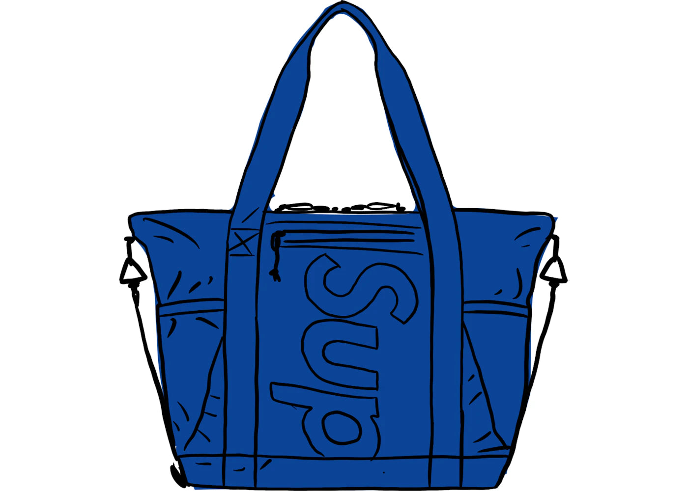 Supreme Zip Tote (Ss21) Blue