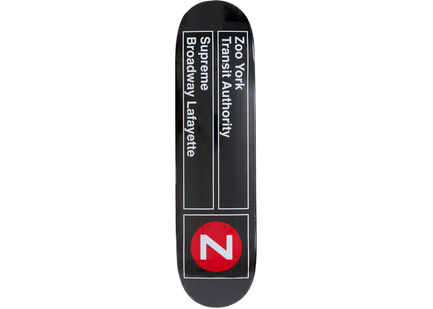 Supreme Zoo York Skateboard Deck Black