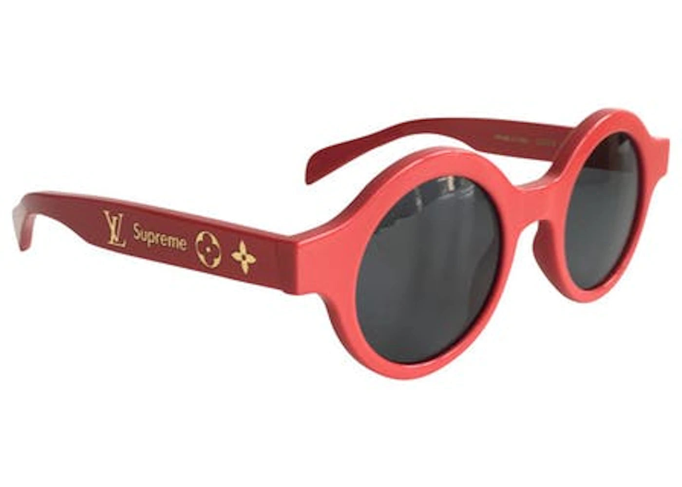 Supreme X Louis Vuitton Downtown Sunglasses Red