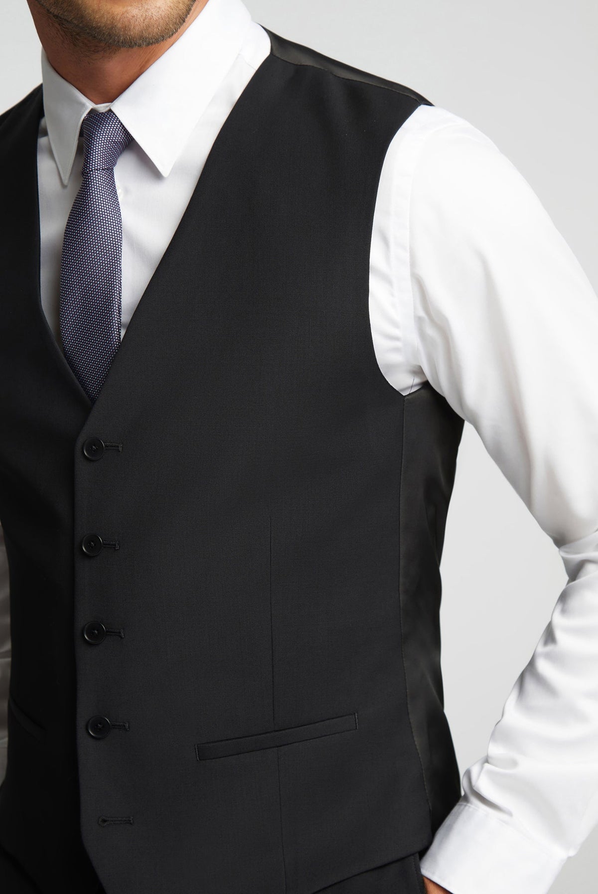 Ted Baker Panama Wool Blend Slim Fit Suit Waistcoat