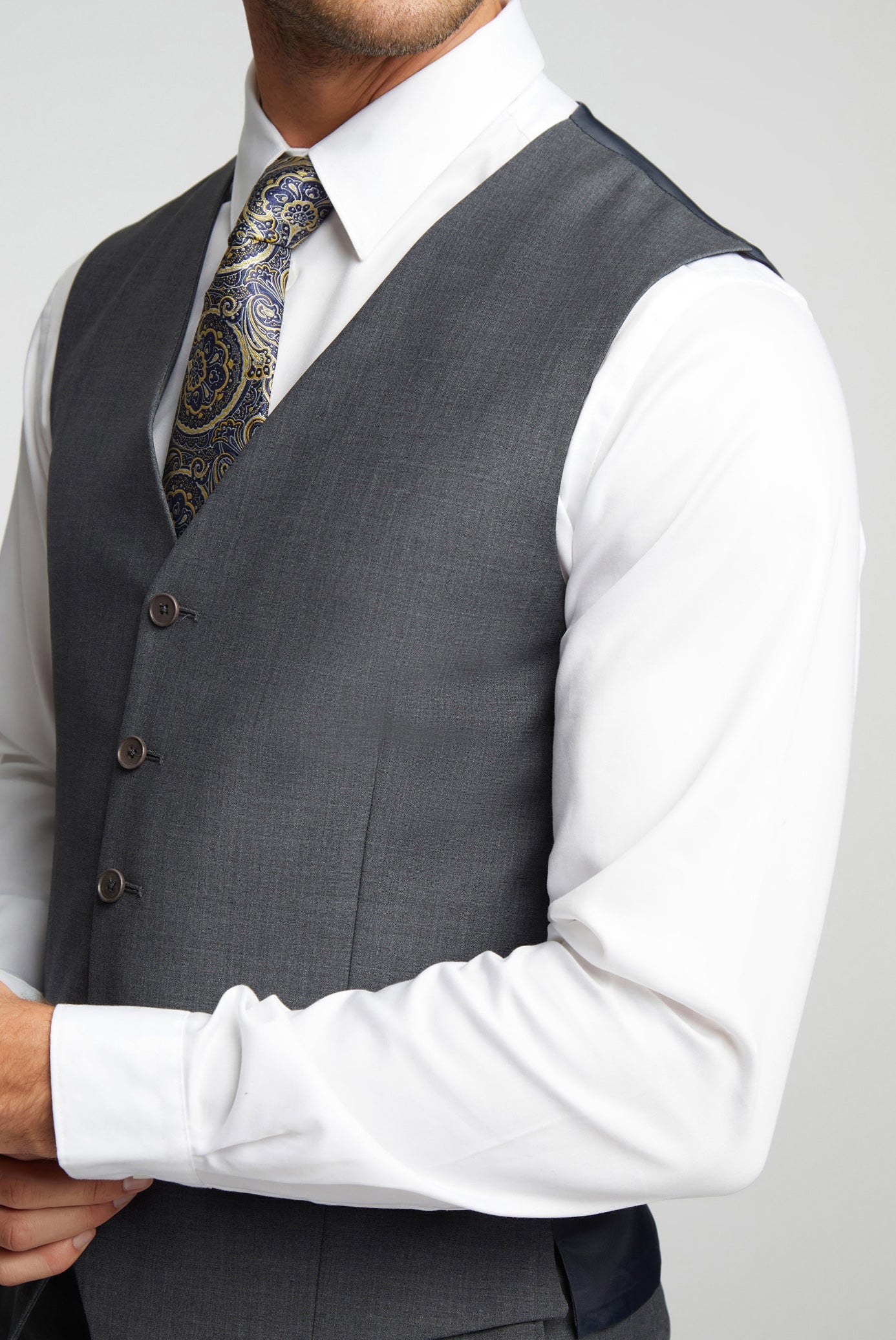 Ted Baker Panama Wool Blend Slim Fit Suit Waistcoat