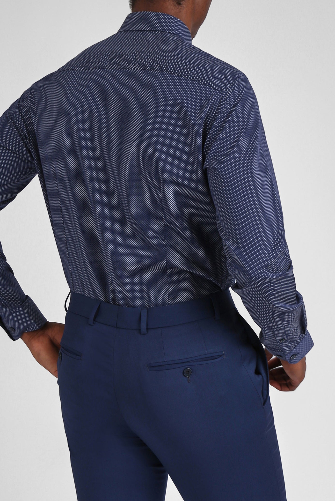 Ted Baker Odair Pin Dot Slim Fit Cotton Shirt